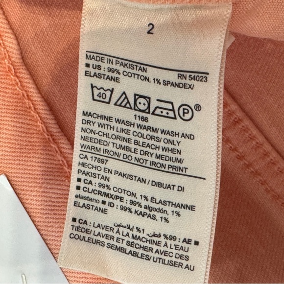 NWT Old Navy Coral Mid Rise Shorts Women’s 2 | 5” Inseam Stretch - Picture 7 of 8